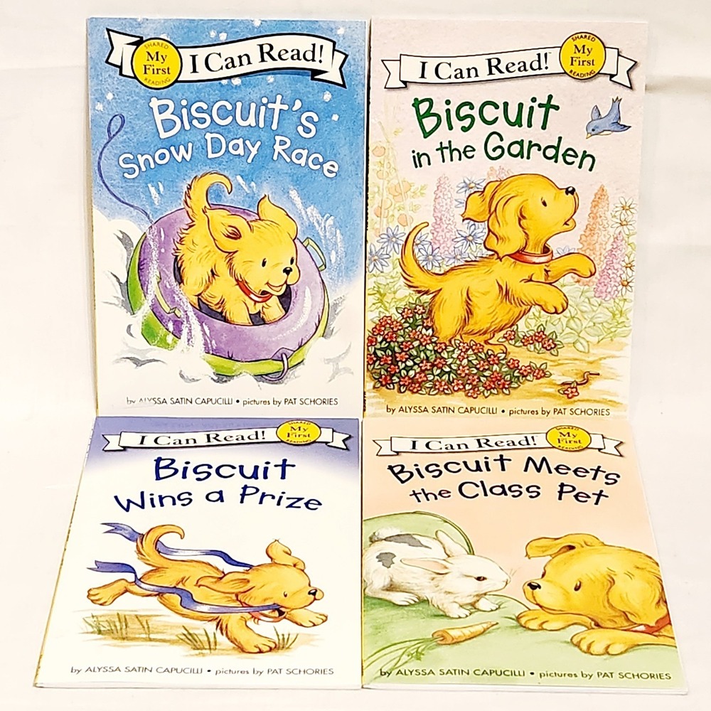 Set of 4 "Bisquit" Early Readers Alyssa Capucilli - I Can Read Books